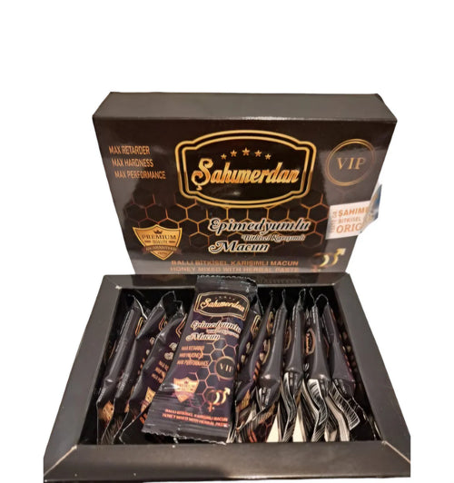 🐝Sahimerdan VIP Epimedium Macun - box with 12 sachets 12g🍯